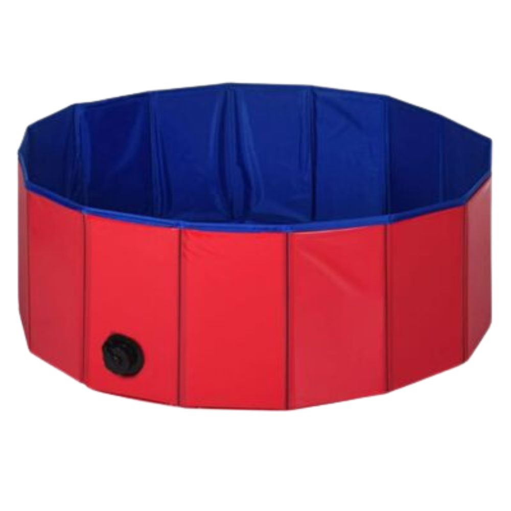 Piscine pliable pour chien et chat – Bassin 80x30 cm, résistant et facile à installer