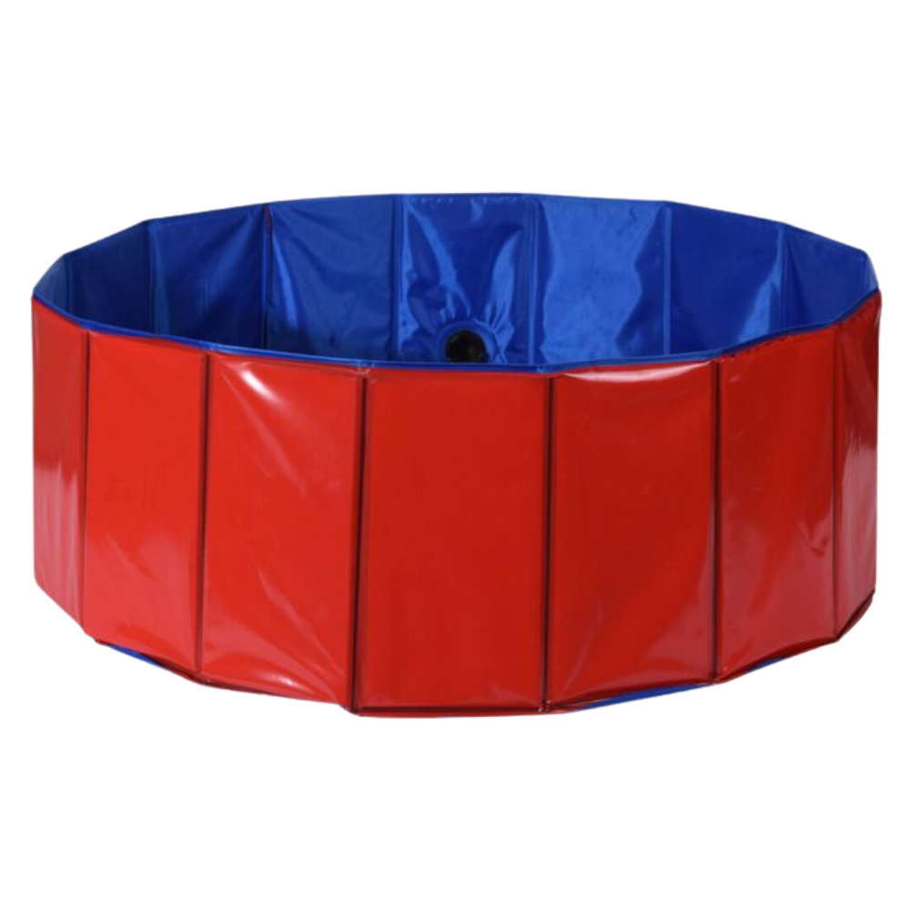 Piscine pliable pour chien et chat – Bassin 80x30 cm, résistant et facile à installer