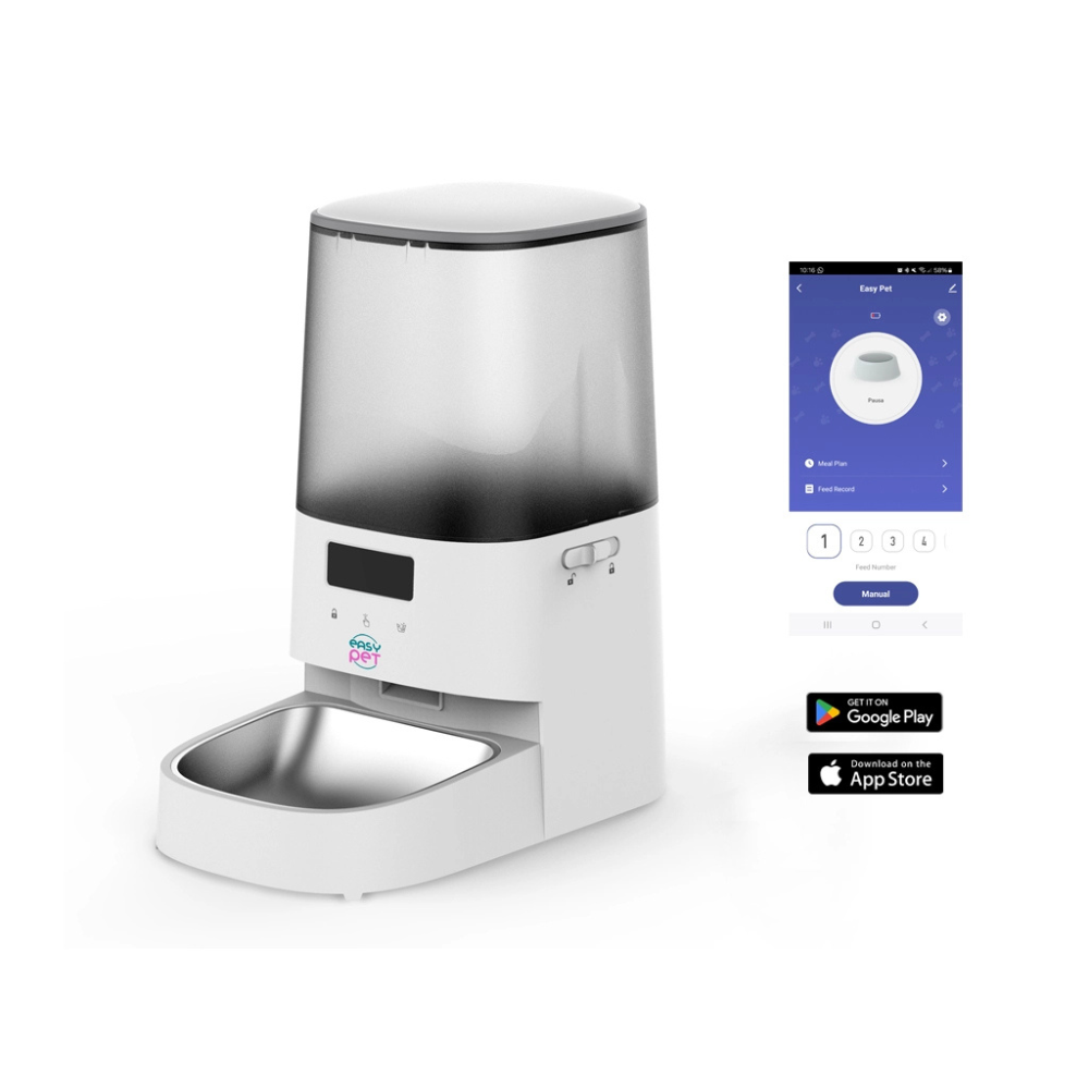 Distributeur Automatique de Croquettes 5L - Programmable via App