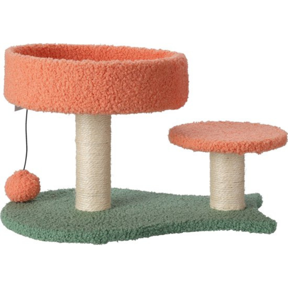Cat Tree with Scratching Post – Compact and Comfortable (L38xW26xH24cm)