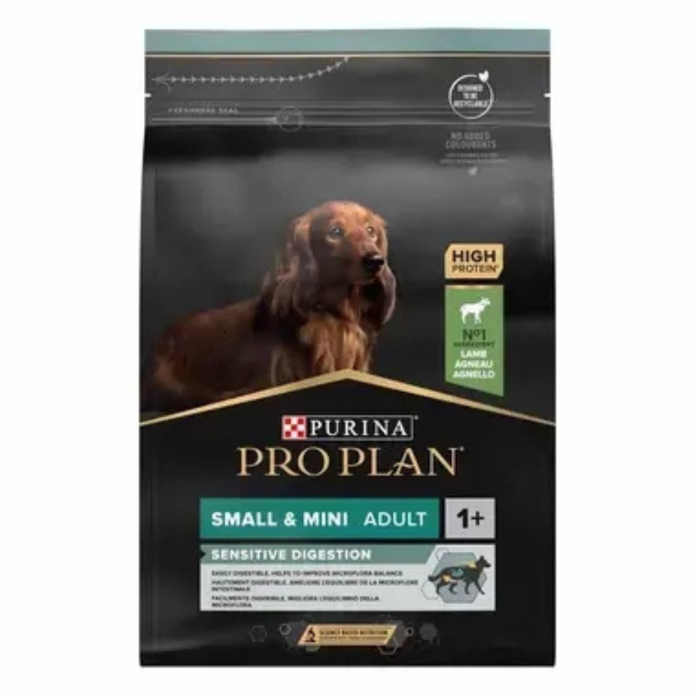 PRO PLAN SMALL & MINI ADULT SENSITIVE DIGESTION Rich in Lamb - 3kg