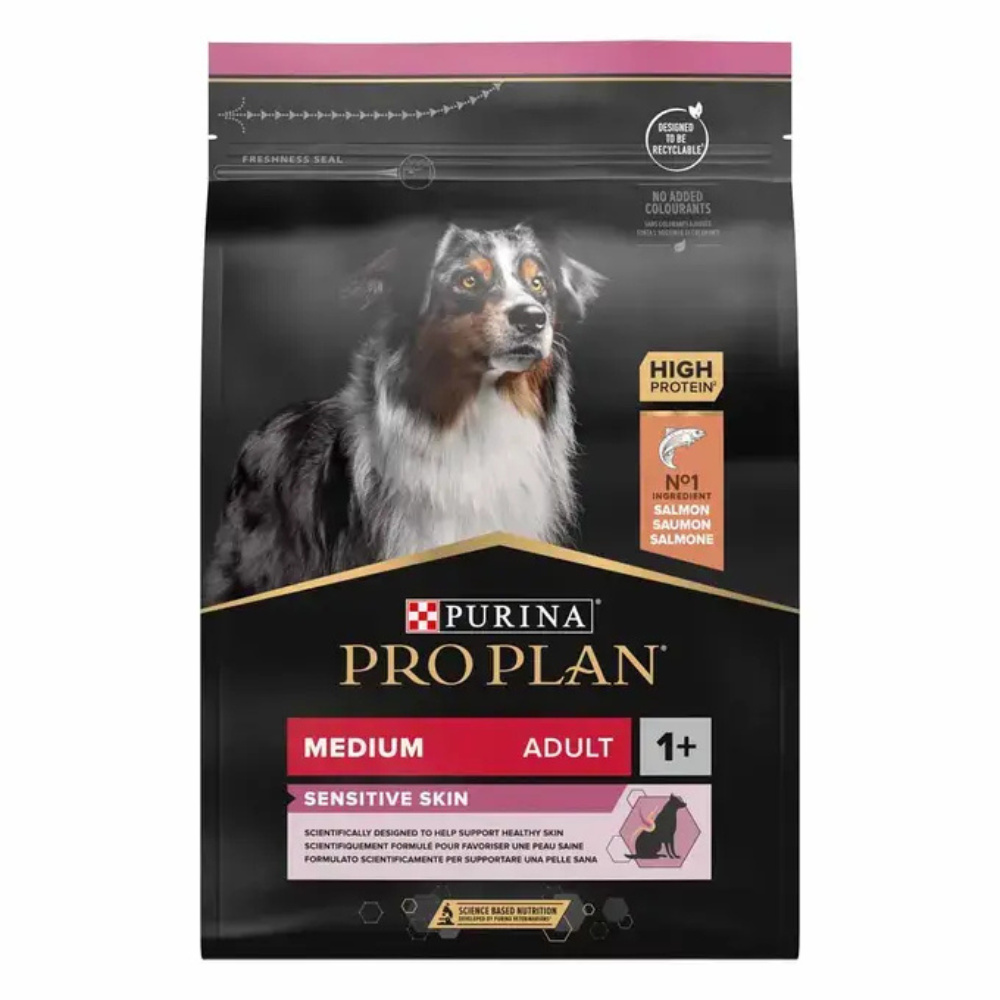 PRO PLAN MEDIUM ADULT SENSITIVE SKIN Rich in salmon - 14kg
