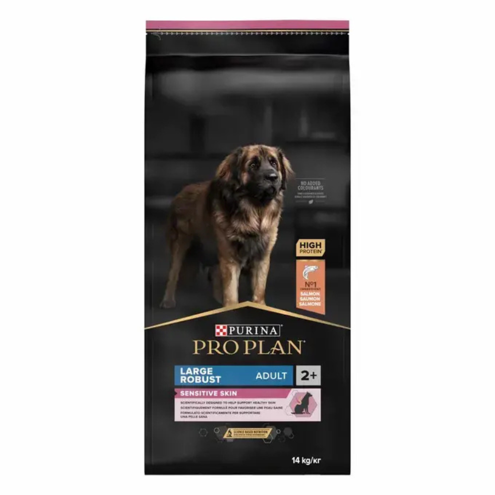 PRO PLAN LARGE ROBUST ADULT SENSITIVE SKIN - Riche en saumon - 14kg