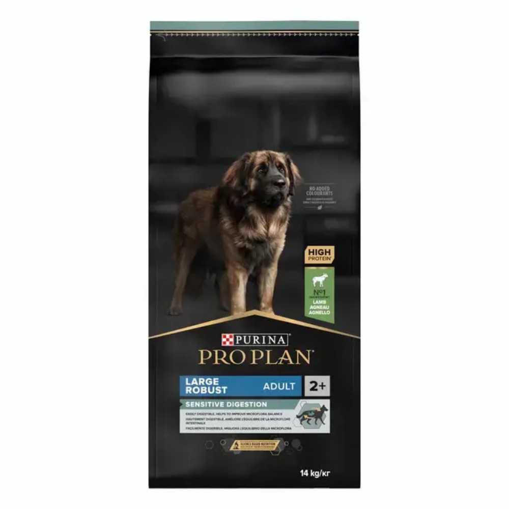 PRO PLAN LARGE ROBUST ADULT SENSITIVE DIGESTION - Riche en agneau - 14kg