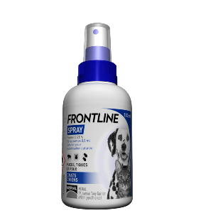 Frontline Spray 100ML – Traitement Anti-Puces, Tiques et Poux pour Chiens et Chats