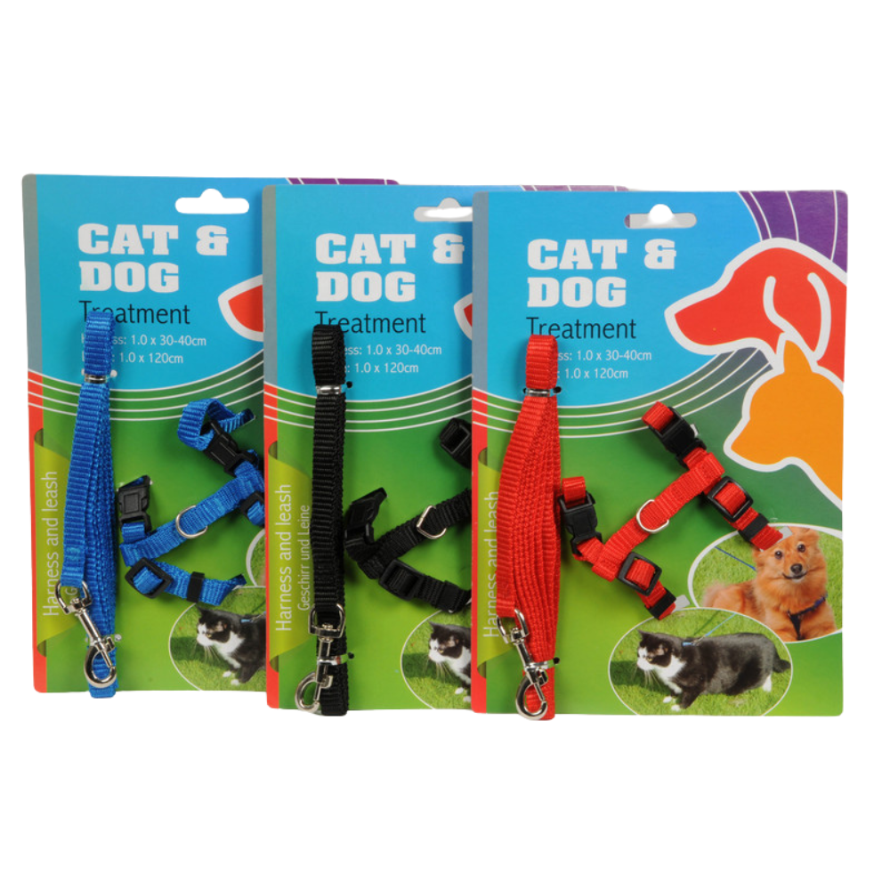 Harnais pour Chiots et Chats 30-40cm – Confort et Sécurité