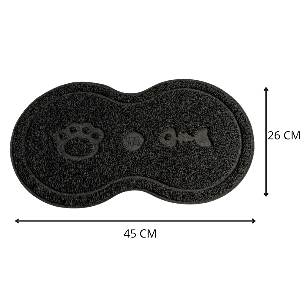 Anti-Hair & Dust Mat – Ideal for Litter Box & Bowl