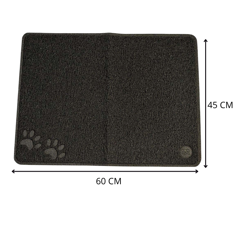 Tapis Anti-Poils & Poussière – Idéal pour Litière & Gamelle
