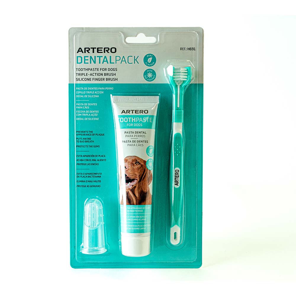 Artero Dental Hygiene Kit – Brush and Toothpaste for Dogs