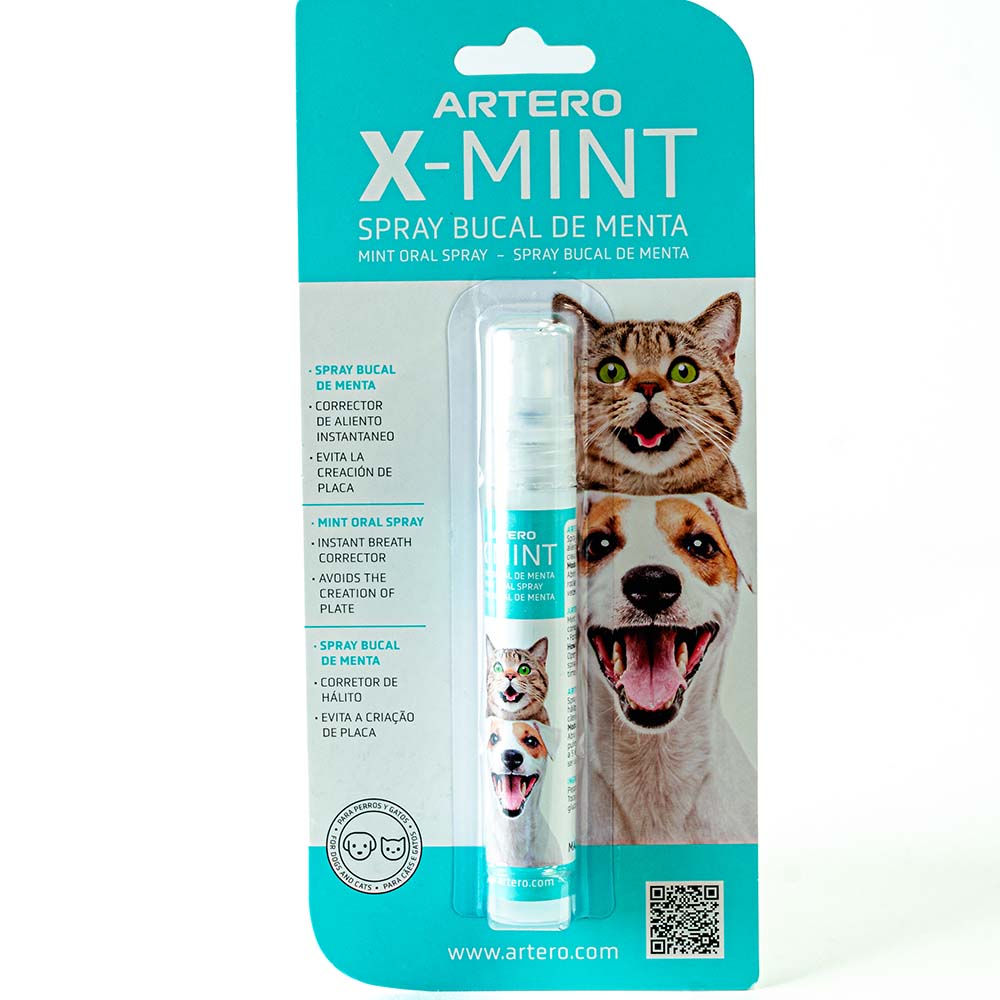 Artero X-Mint – Anti-Bad Breath Spray for Dogs and Cats
