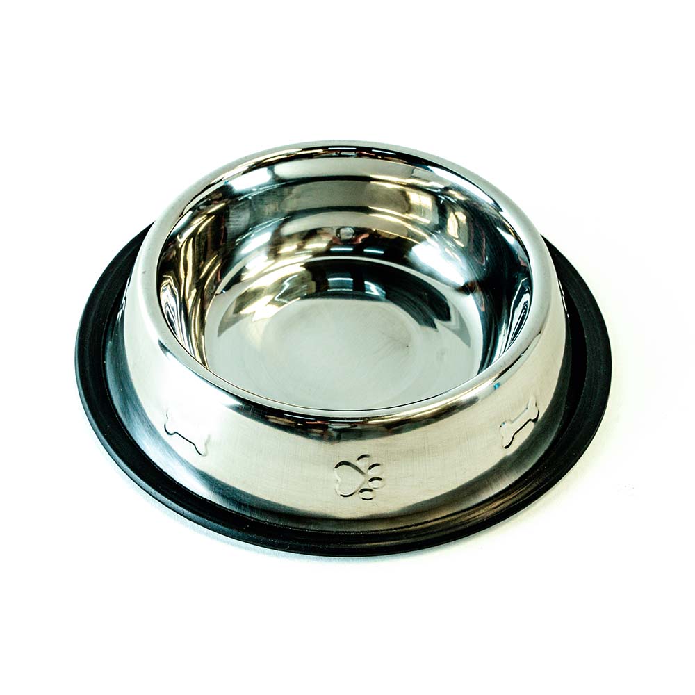 Non-Slip Stainless Steel Dog Bowl - Sturdy and Easy to Clean