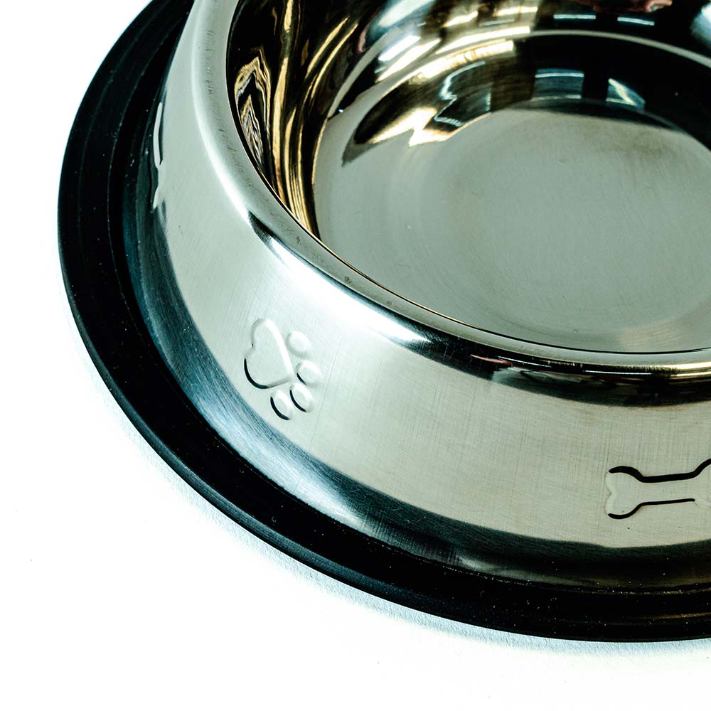 Non-Slip Stainless Steel Dog Bowl - Sturdy and Easy to Clean