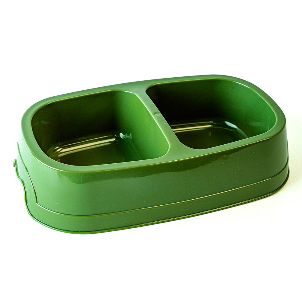 Gamelle Double pour Chat - Design Antidérapant & Facile à Nettoyer
