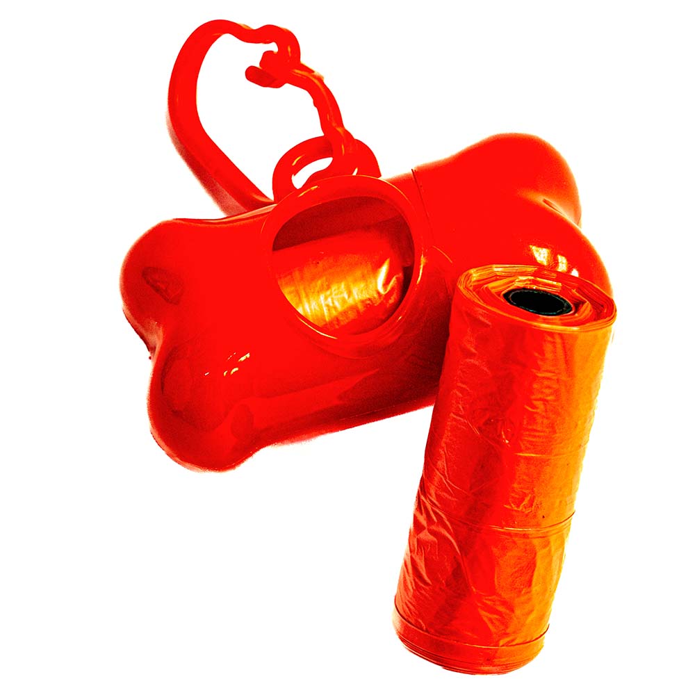 30 Poop Bags with Dispenser – Practical and Biodegradable