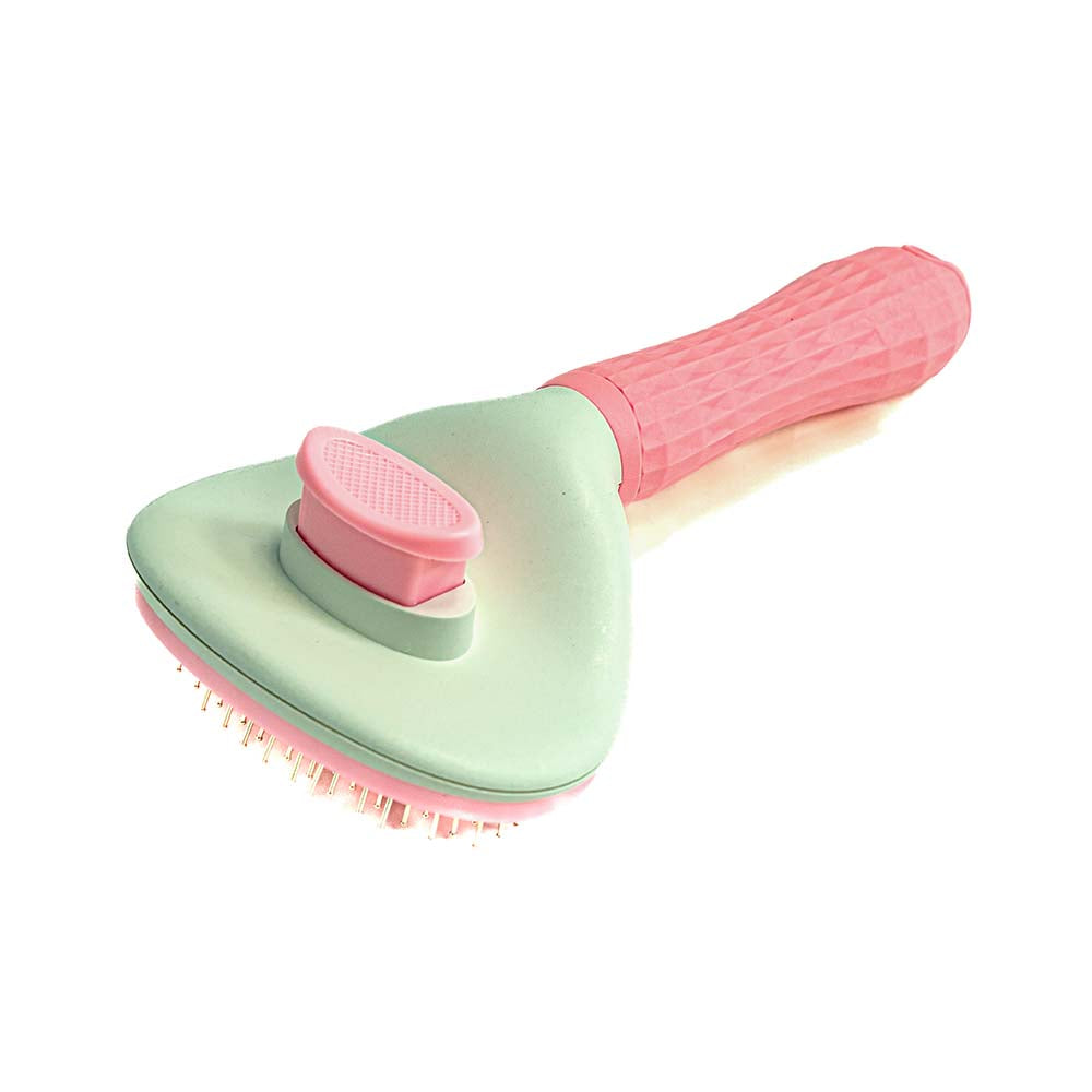 Self-Cleaning Pet Brush – Detangling and Hair Removal