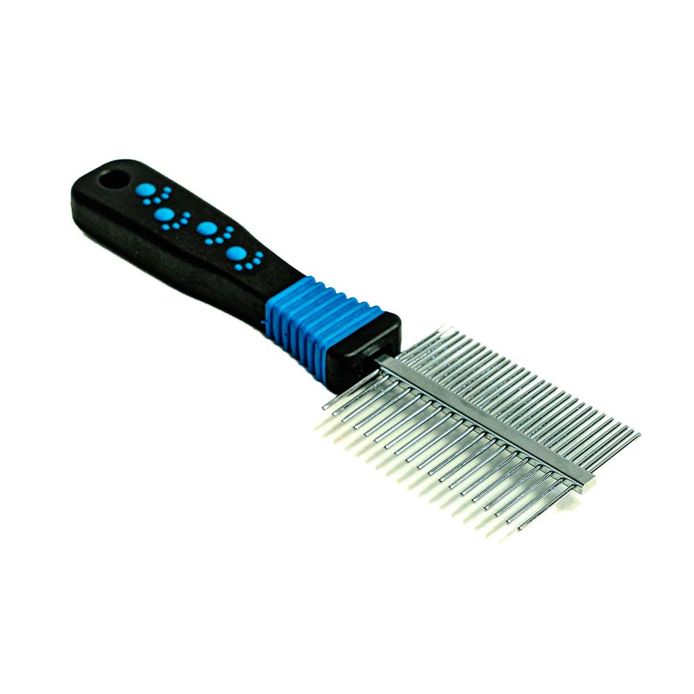 2 in 1 Pet Comb - Fine and Wide Teeth for Detangling