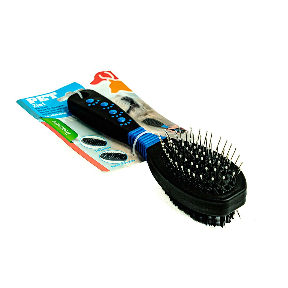 Double-Sided Brush for Dogs & Cats – Detangling & Smoothing