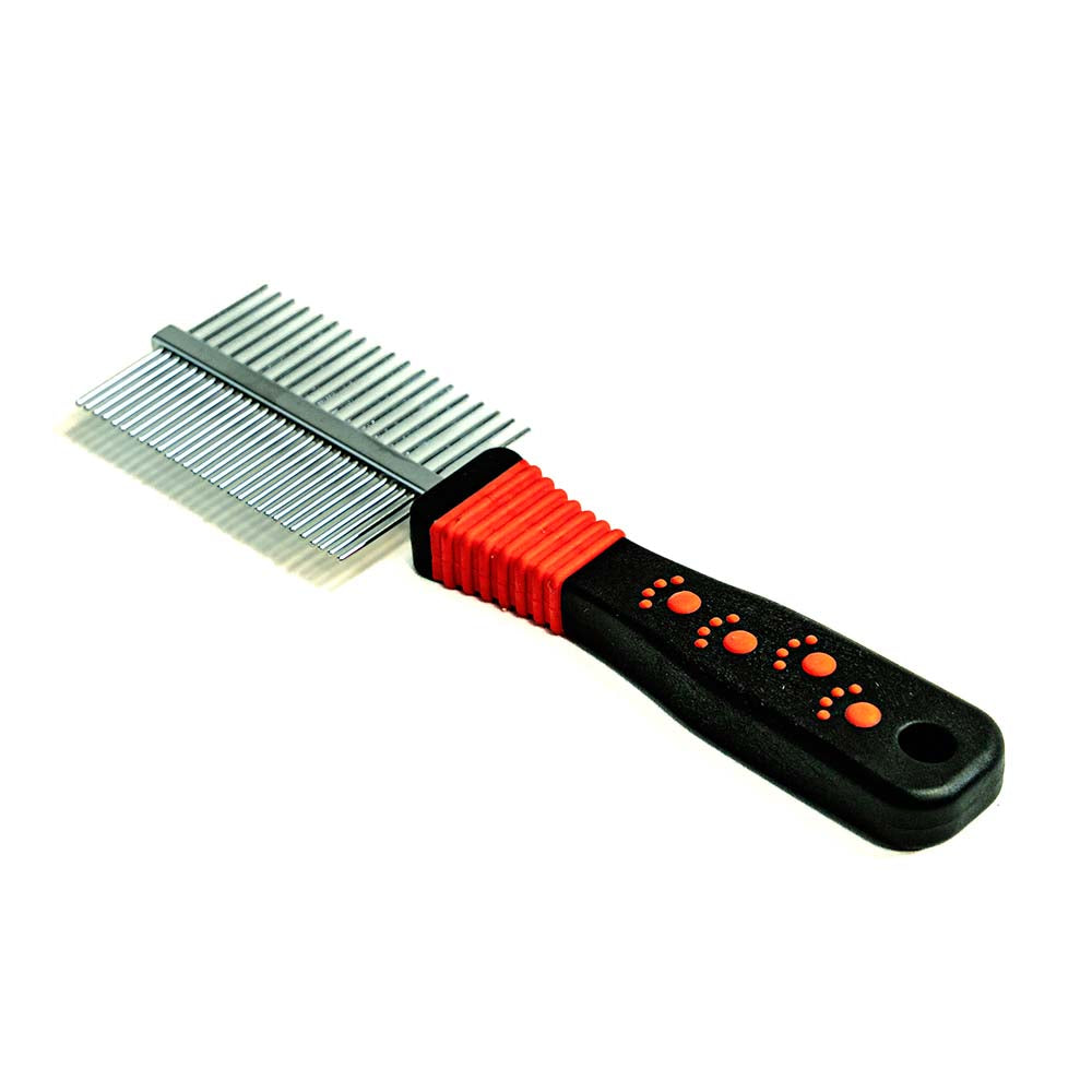 2 in 1 Pet Comb - Fine and Wide Teeth for Detangling