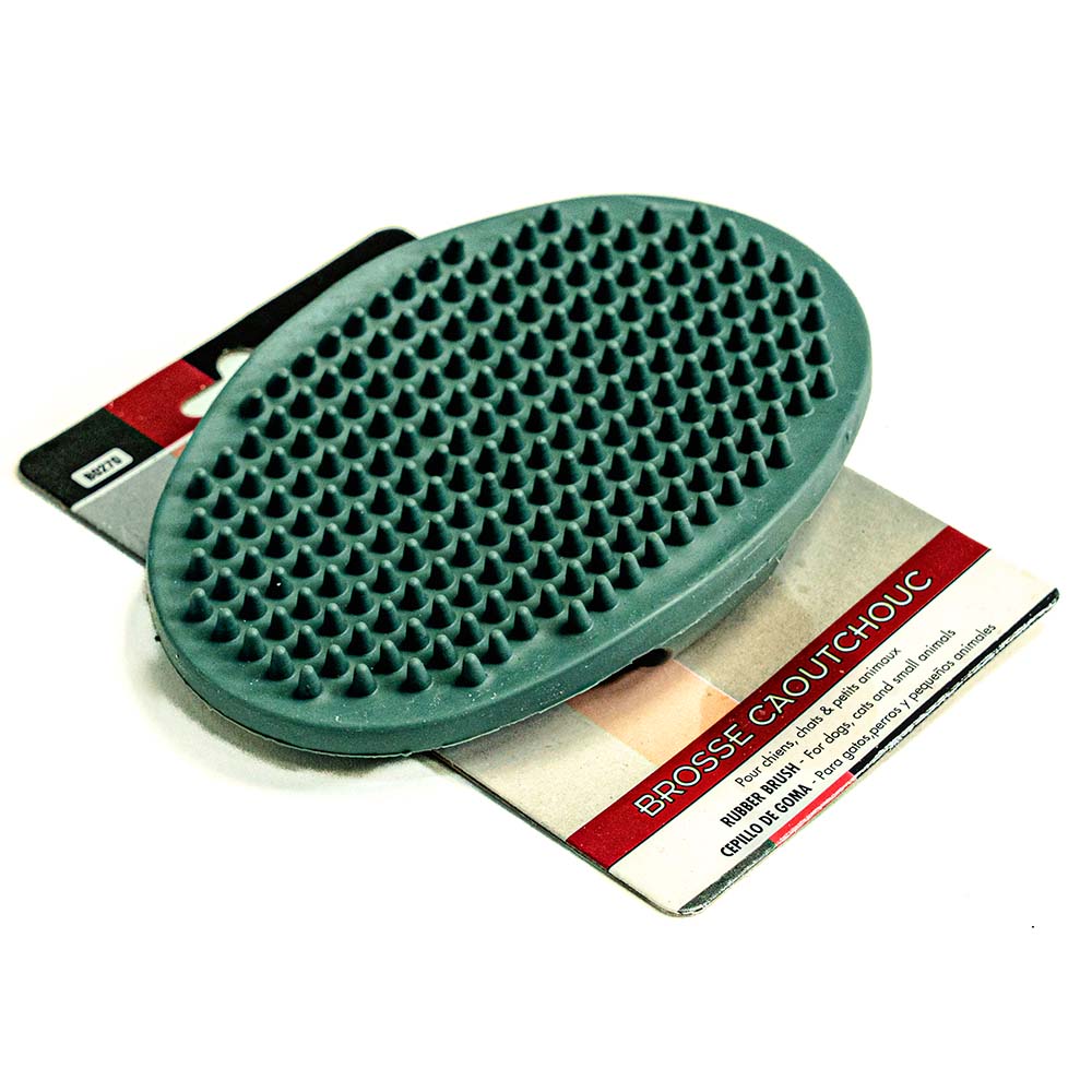 Small rubber brush with spikes – Massage and grooming dogs and cats