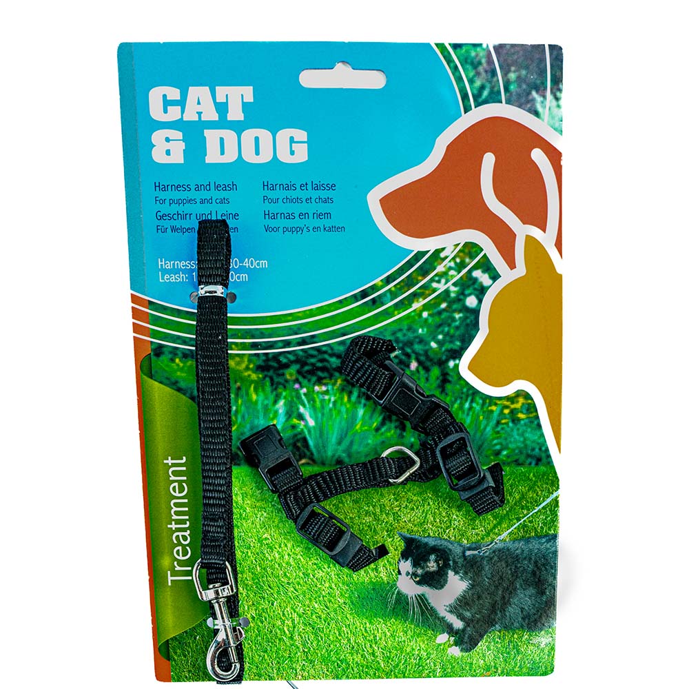 Harnais pour Chiots et Chats 30-40cm – Confort et Sécurité