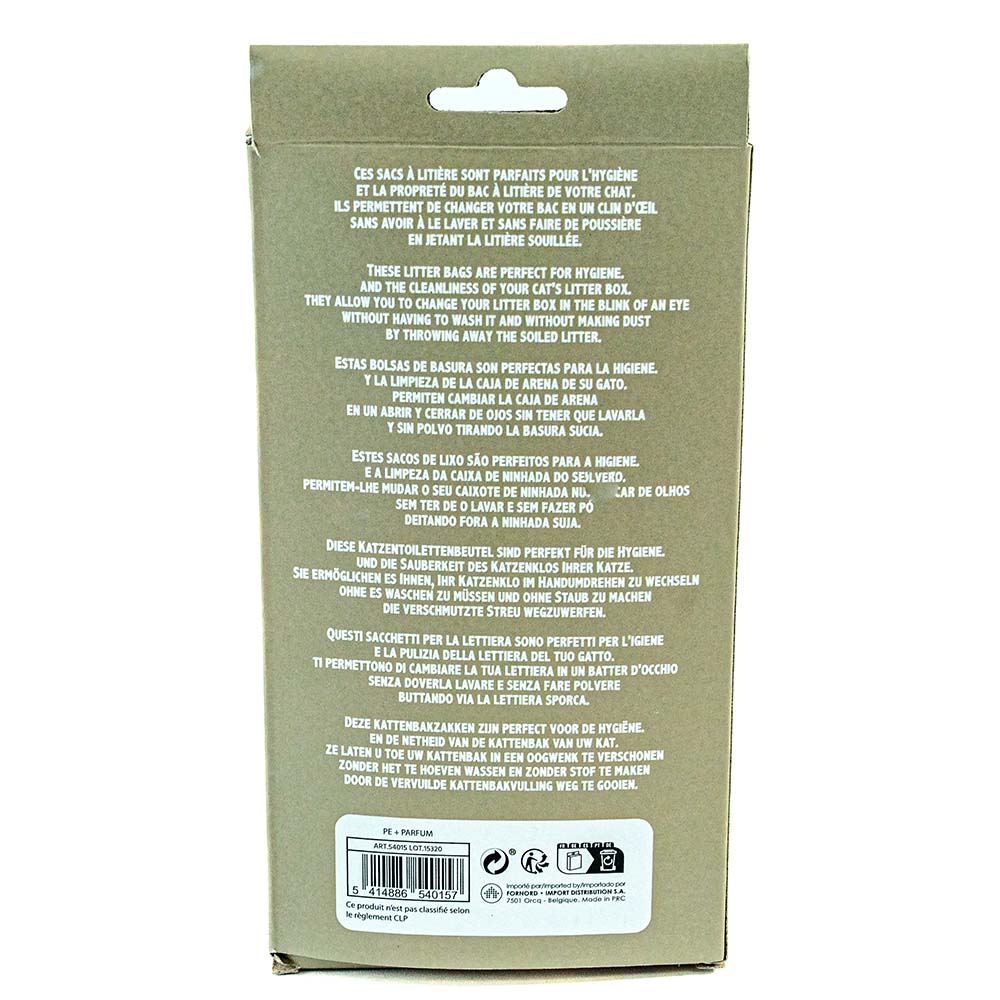 Sacs à Litière Parfumés pour Chat - Lot de 10 sacs