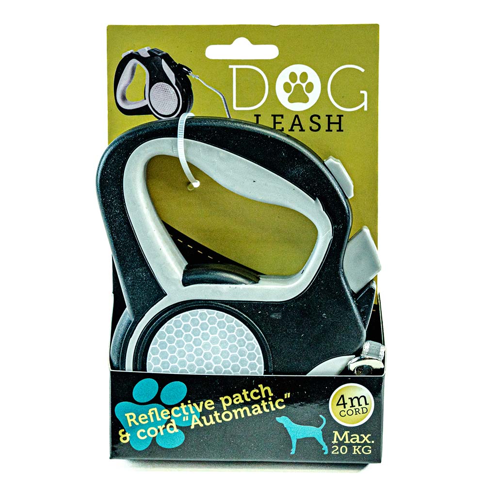 Laisse Automatique 4m pour Chien – Enrouleur Résistant et Confortable