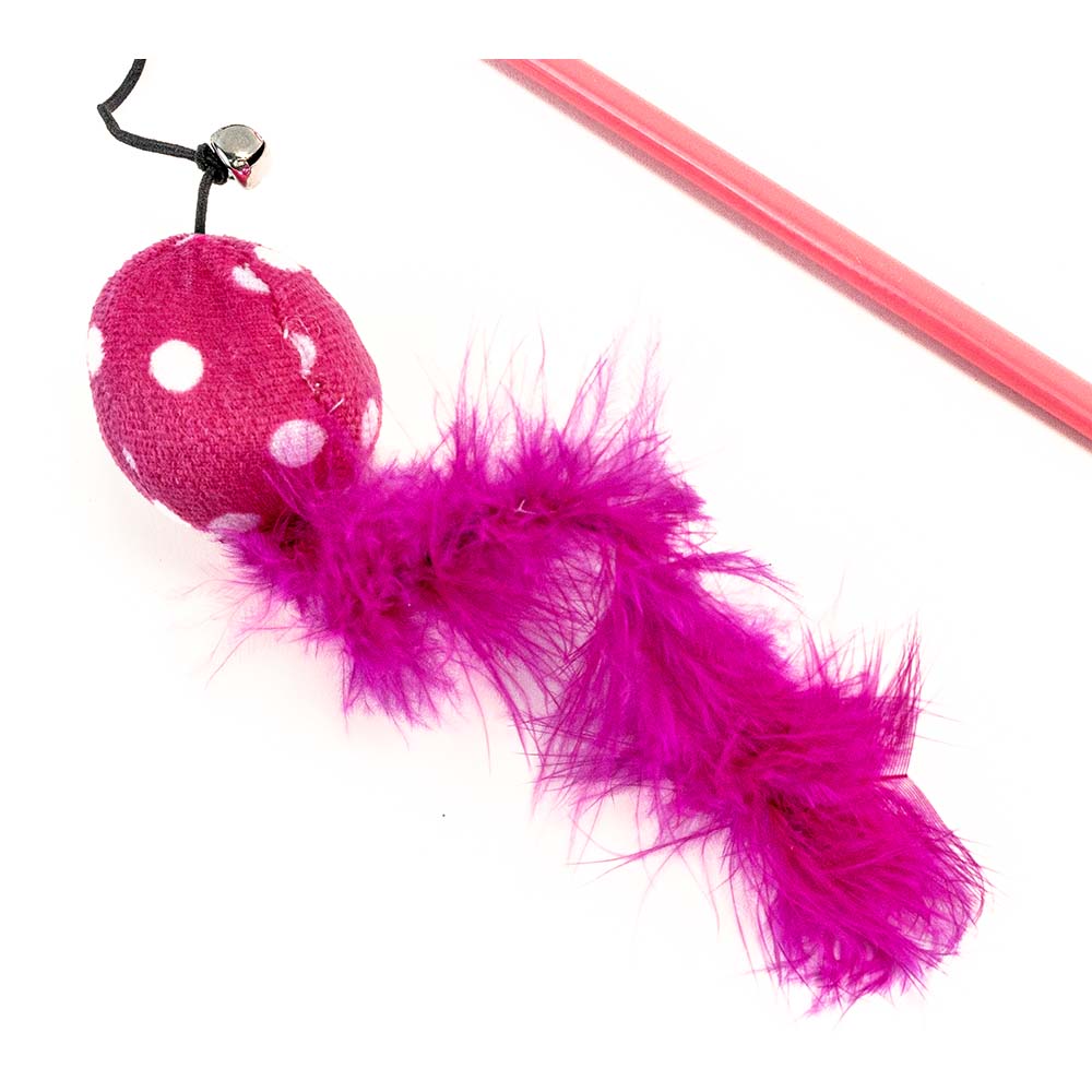 Cat Feather Rod - 100cm Interactive Toy