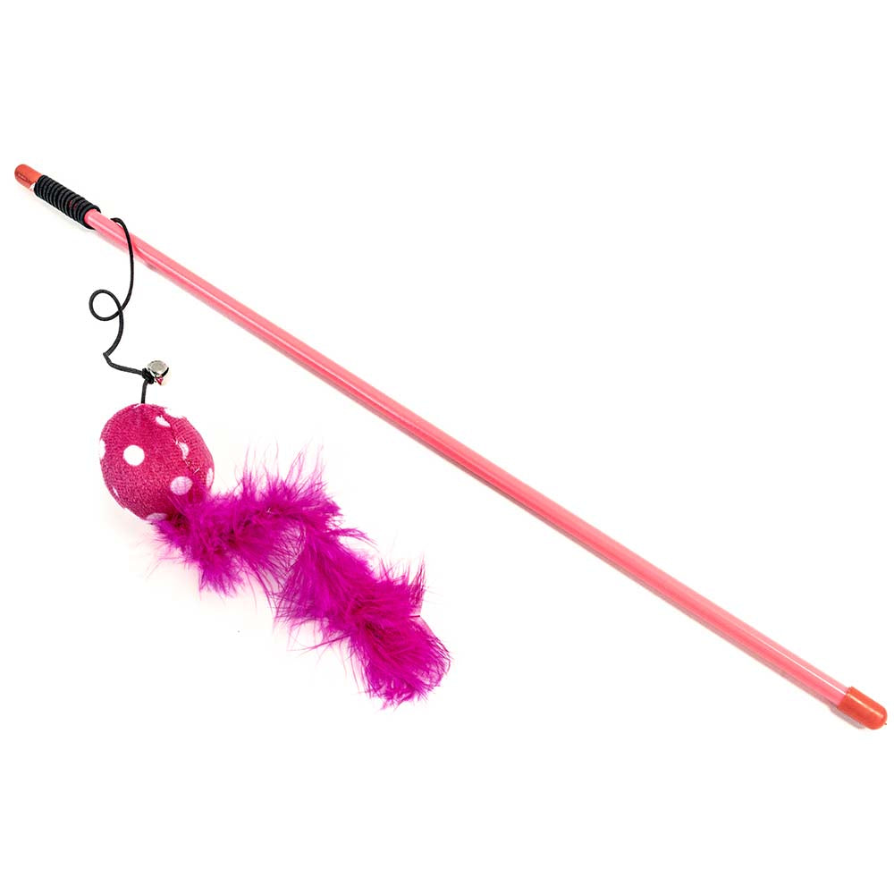 Cat Feather Rod - 100cm Interactive Toy