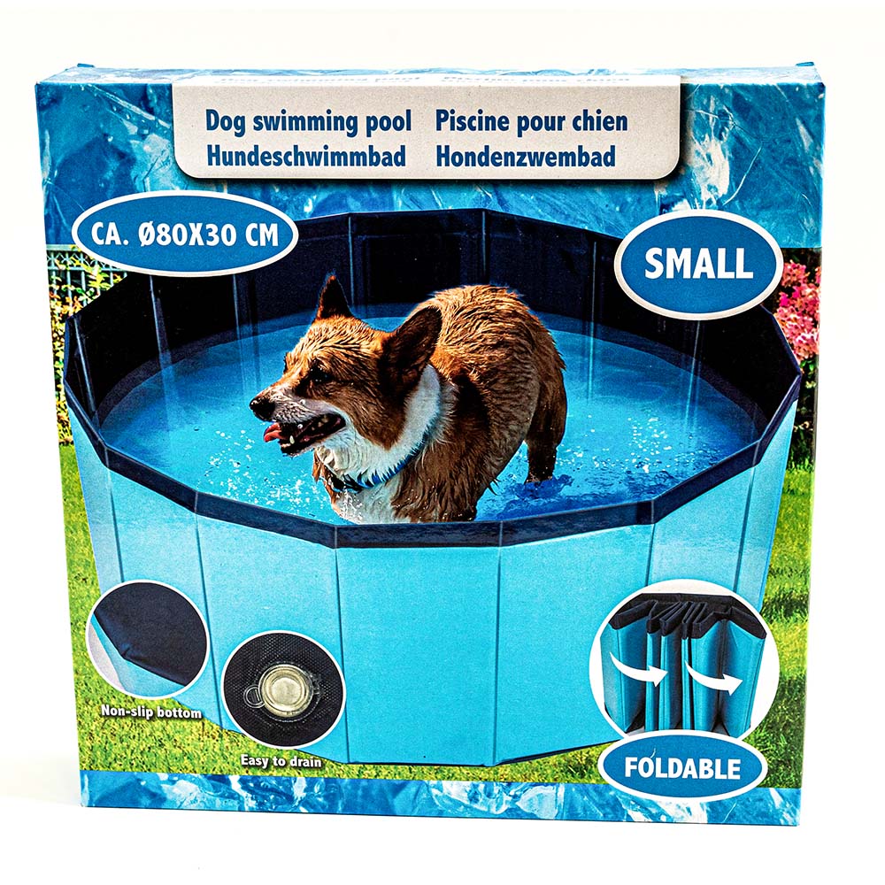 Piscine pliable pour chien antidérapante – Tailles S/M/L