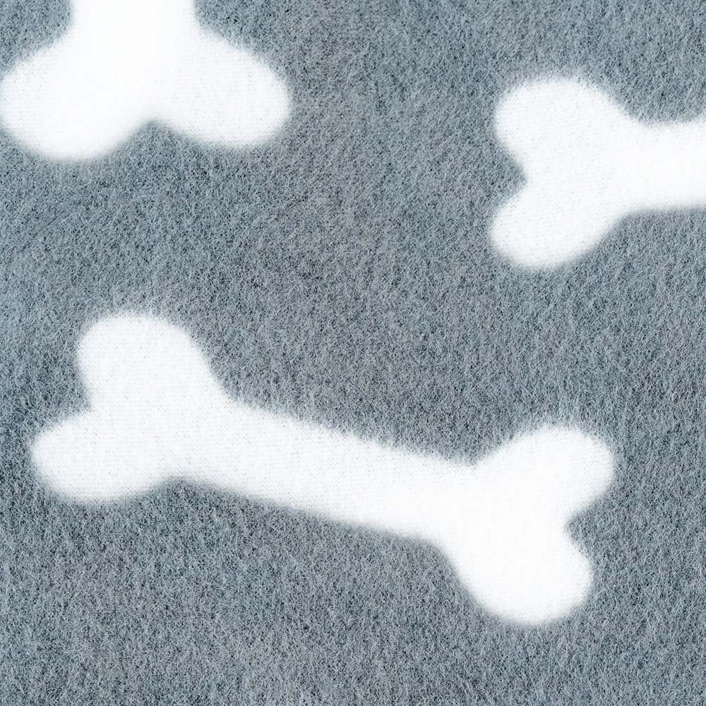 Couverture Polaire pour Chien - Motif Os, Douce et Confortable