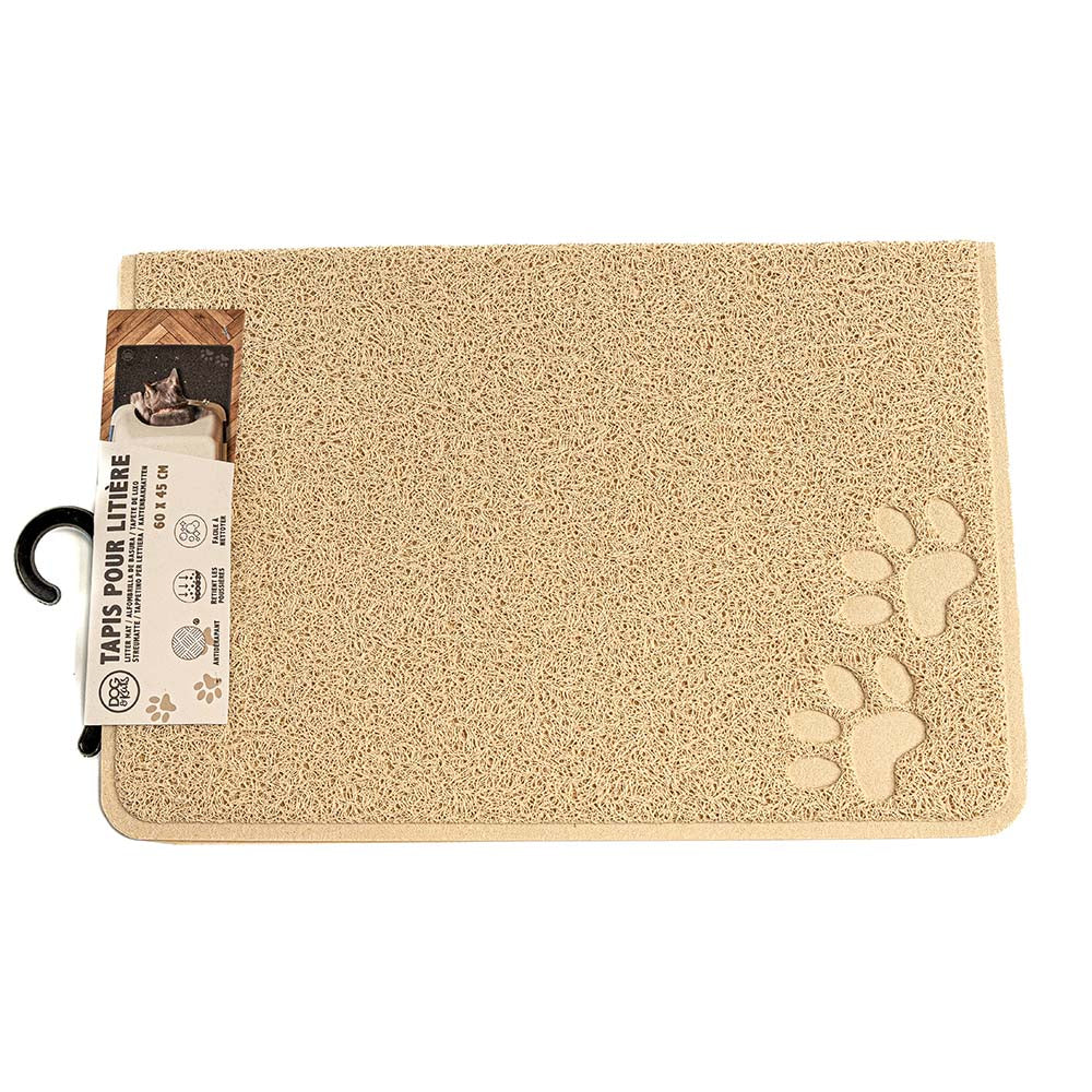 Tapis Anti-Poils & Poussière – Idéal pour Litière & Gamelle