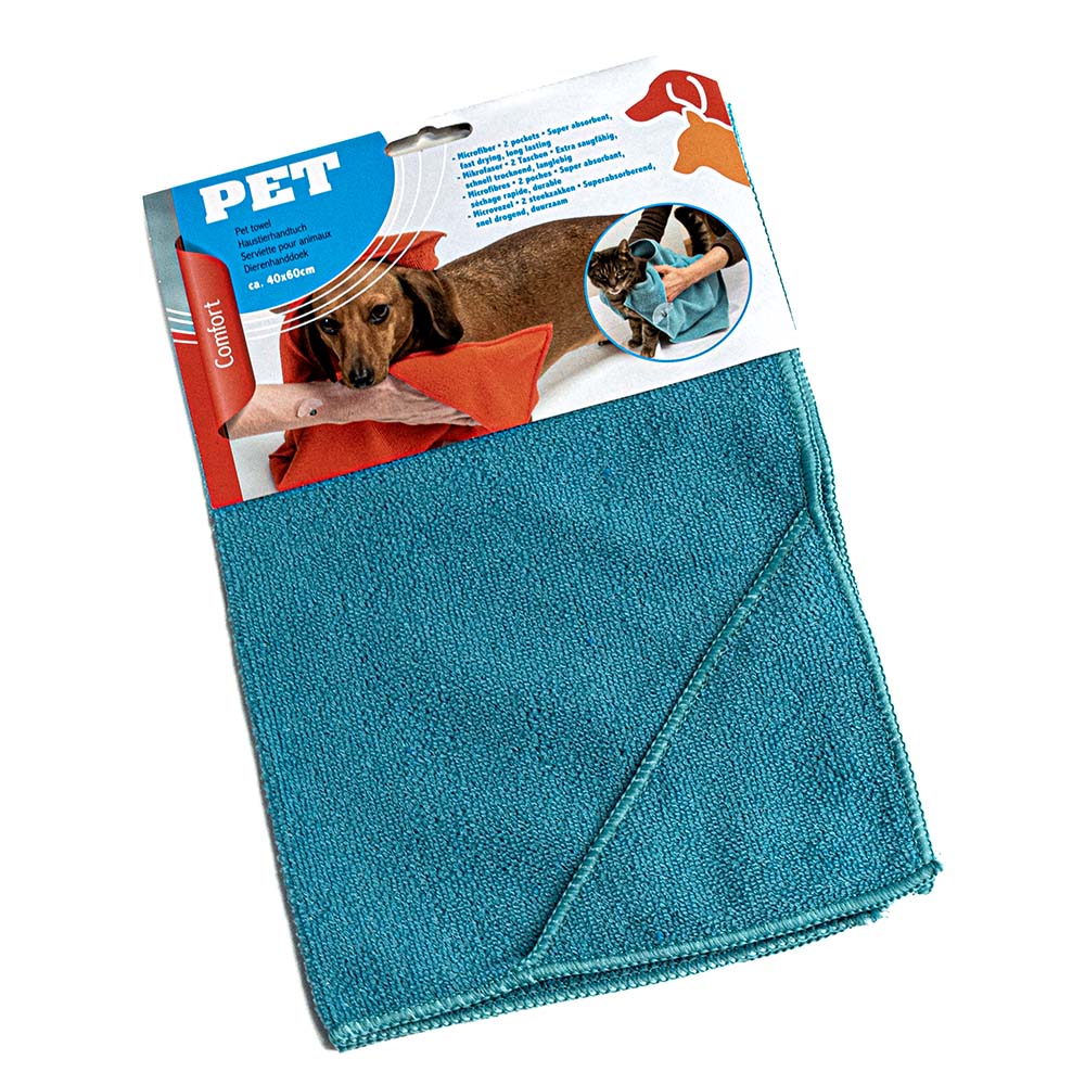 Serviette en Microfibre Ultra-Absorbante pour Chien et Chat - Séchage Rapide