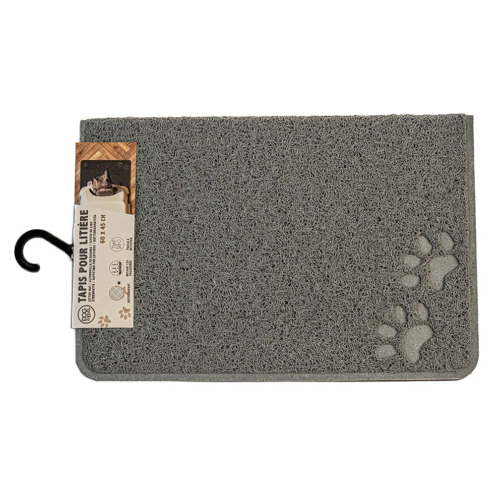 Tapis Anti-Poils & Poussière – Idéal pour Litière & Gamelle