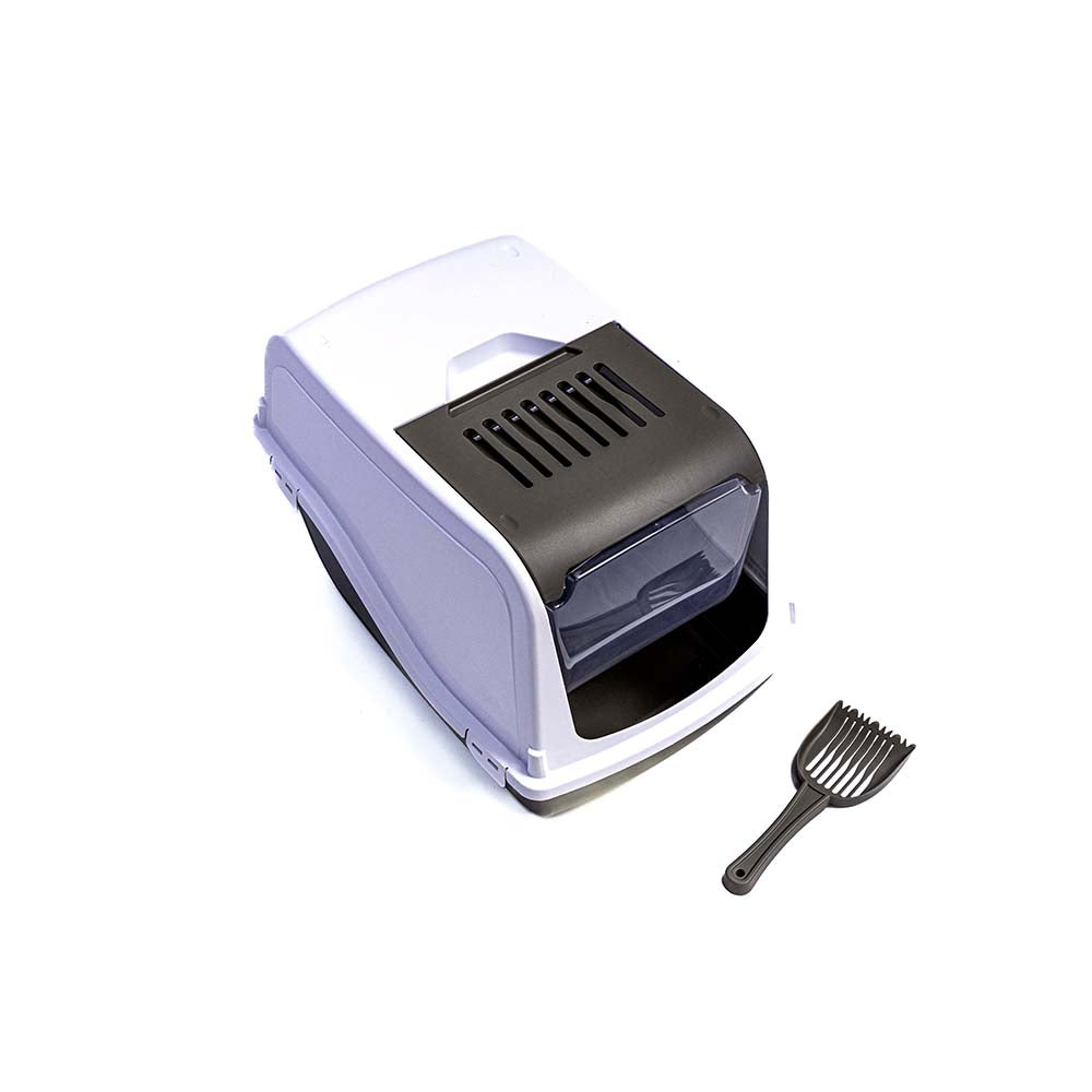Taupe Litter Box - Closed Litter Box with Odor Filter
