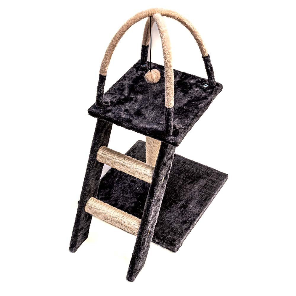 Arbre à Chat avec Escalier – Griffoir et Espace de Jeu H72xL40xL57cm