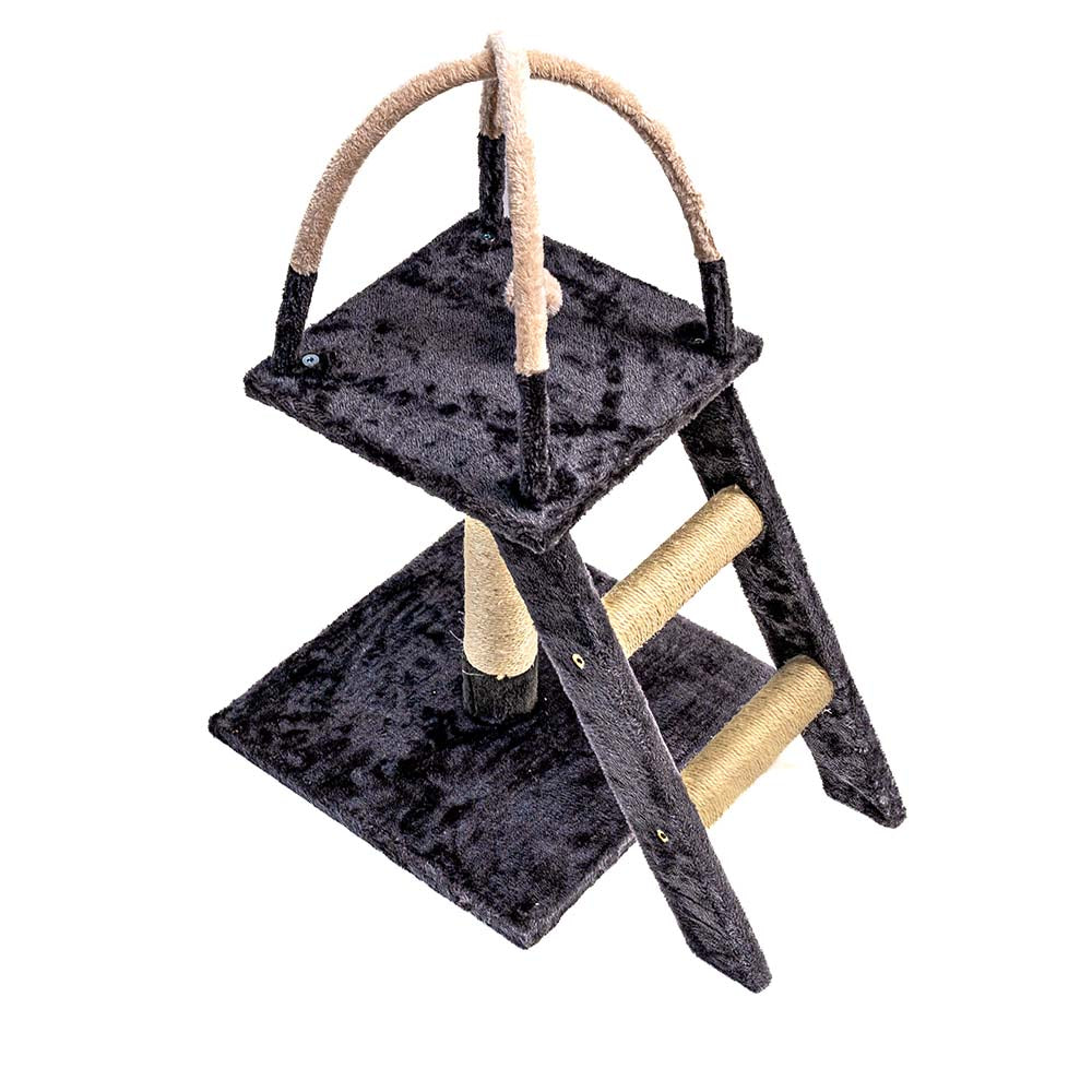 Arbre à Chat avec Escalier – Griffoir et Espace de Jeu H72xL40xL57cm