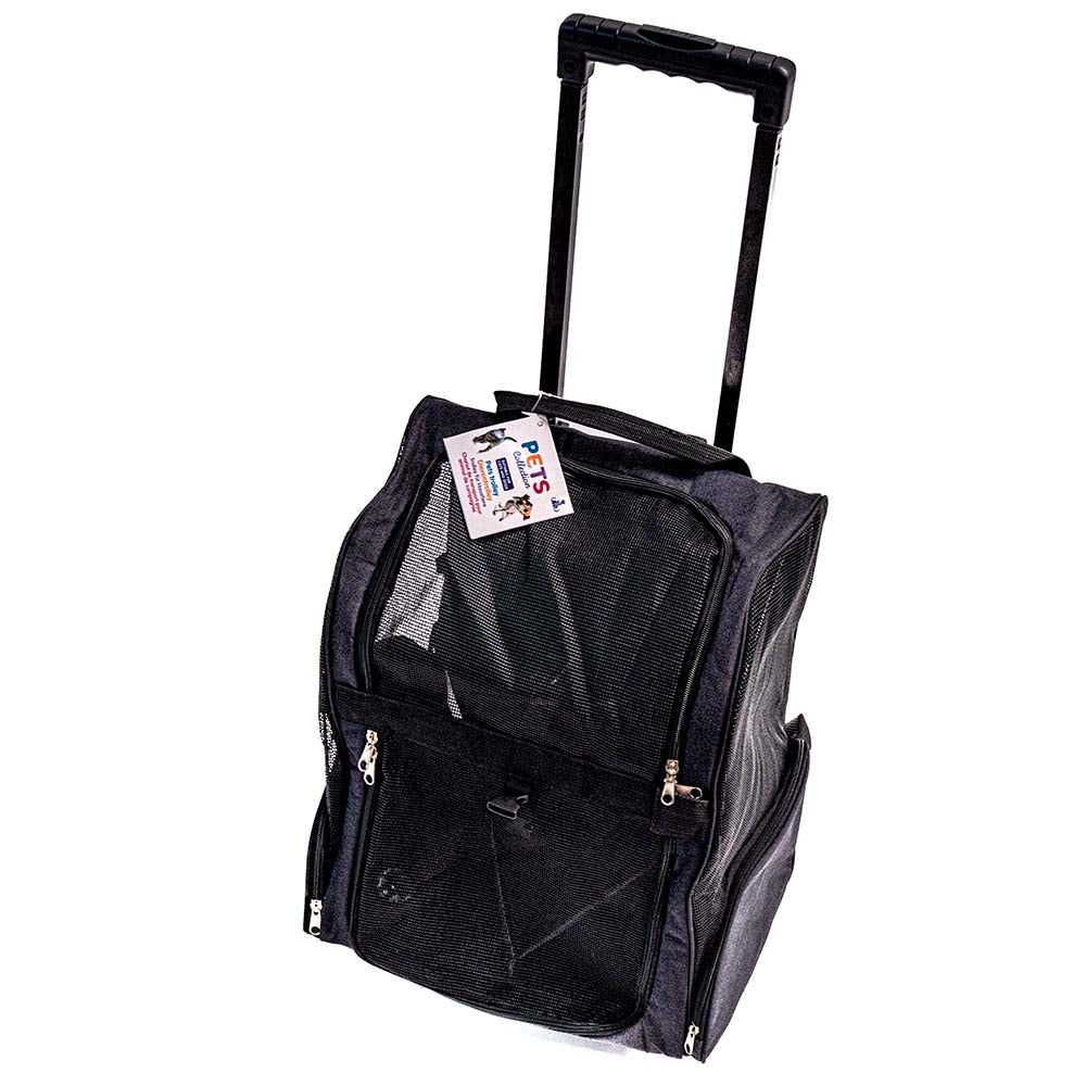 Transport cage with wheels