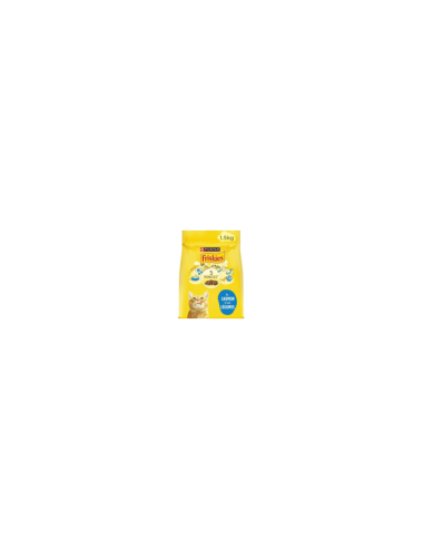 FRISKIES® CHAT ADULTE - Croquettes au Saumon et aux Légumes - 1.5kg