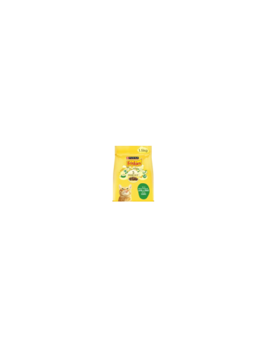 FRISKIES® CHAT ADULTE - Croquettes avec un délicieux mélange de Lapin et de Poulet avec des Légumes - 1.5kg
