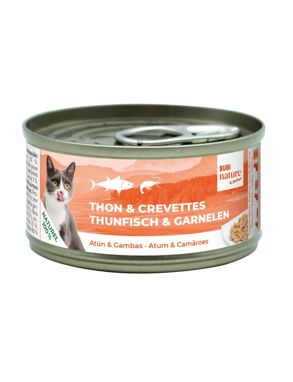 Bubi Nature Beauty, thon/crevettes, 70g