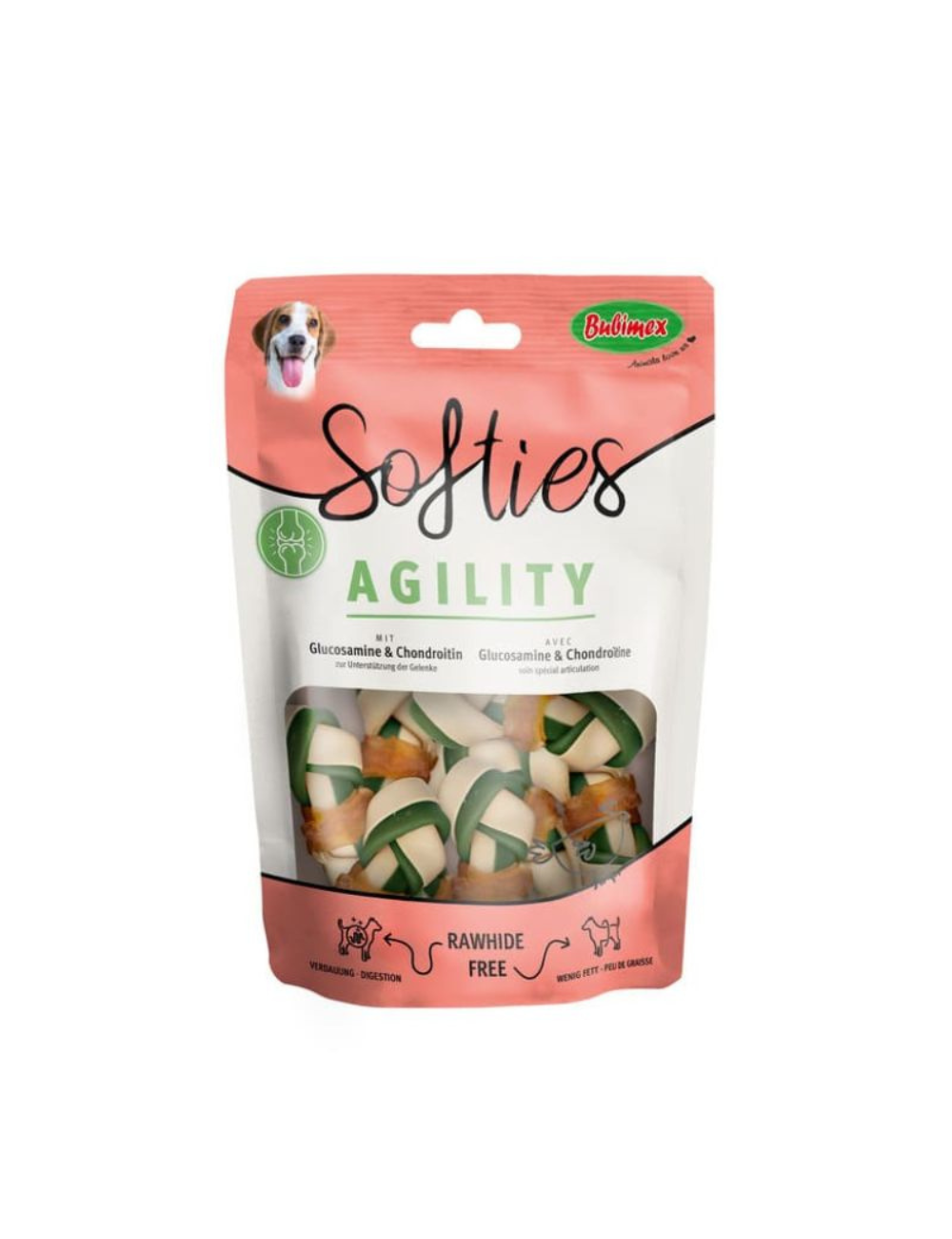 Softies Agility Chien x8, poulet, 120g