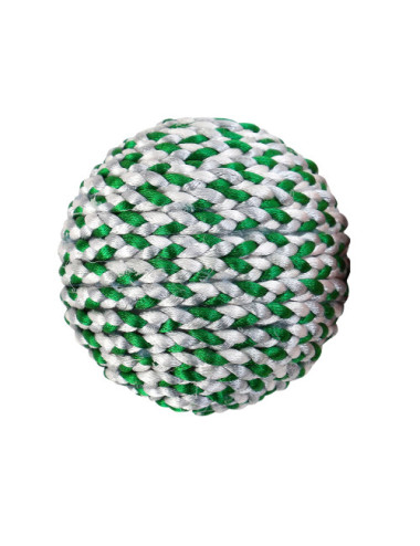Pelote a ruban blanche & verte