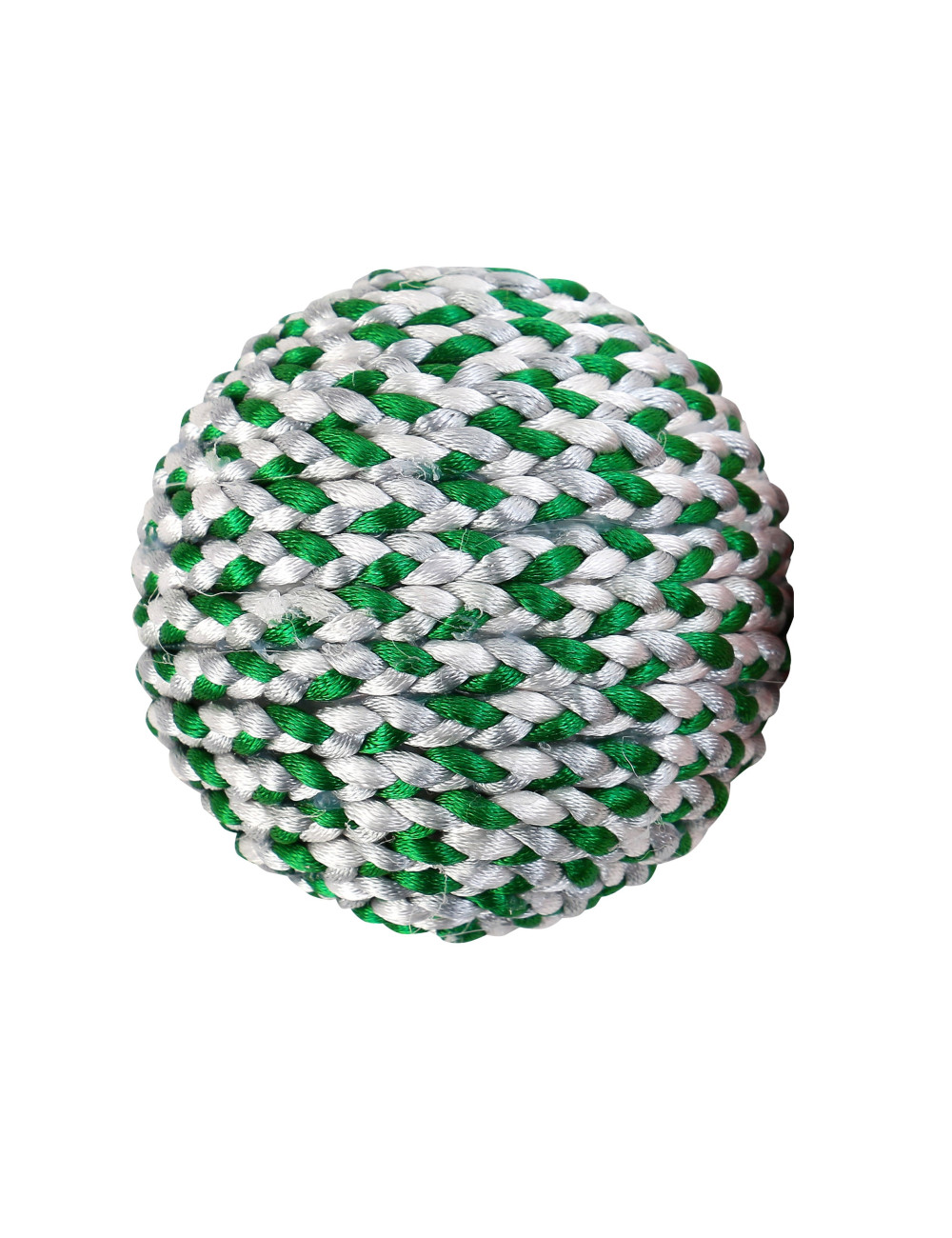 Pelote a ruban blanche & verte