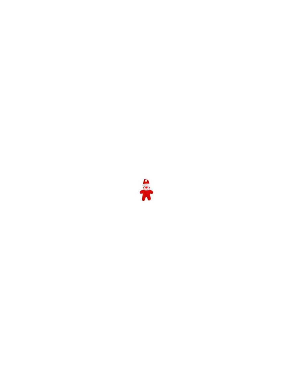 Bonhomme en peluche + sifflet
