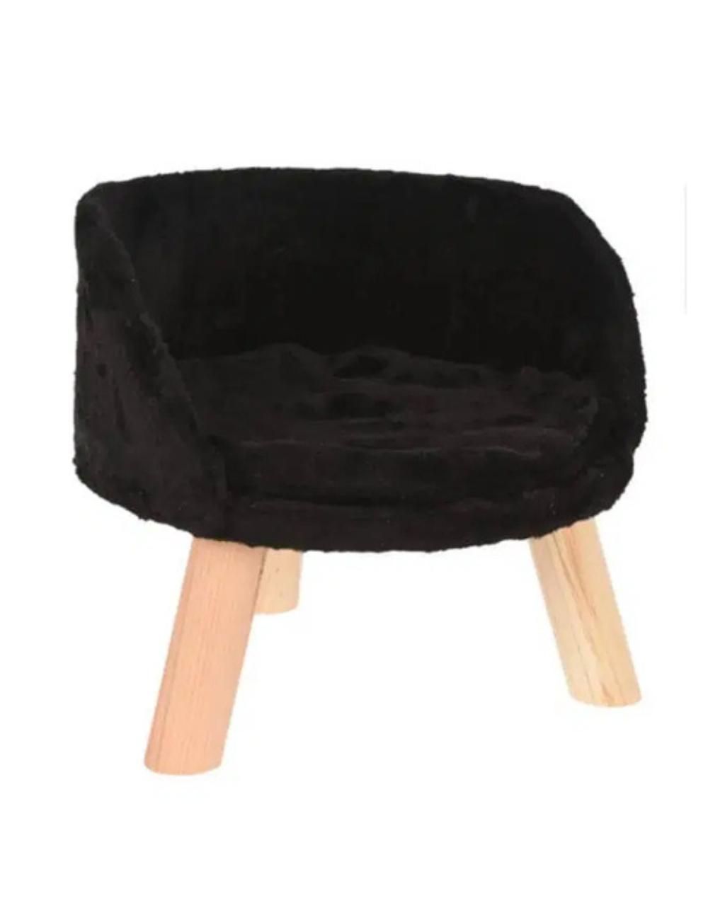 Fauteuil Confort pour Chat - Design Bois et Peluche Douce