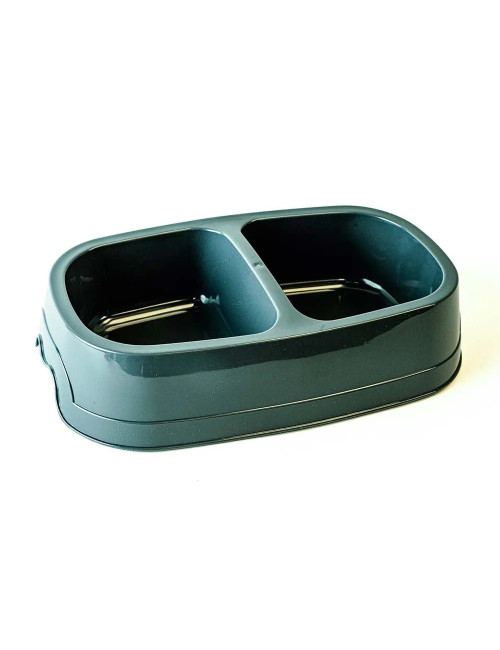Gamelle Double pour Chat - Design Antidérapant & Facile à Nettoyer