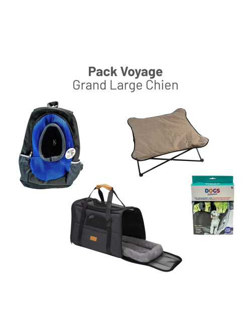 Pack Voyage Grand Large Chien – Coffret Cadeau Animal | Zoopiz