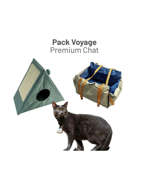 Pack Voyage Premium Chat – Coffret Cadeau Animal | Zoopiz