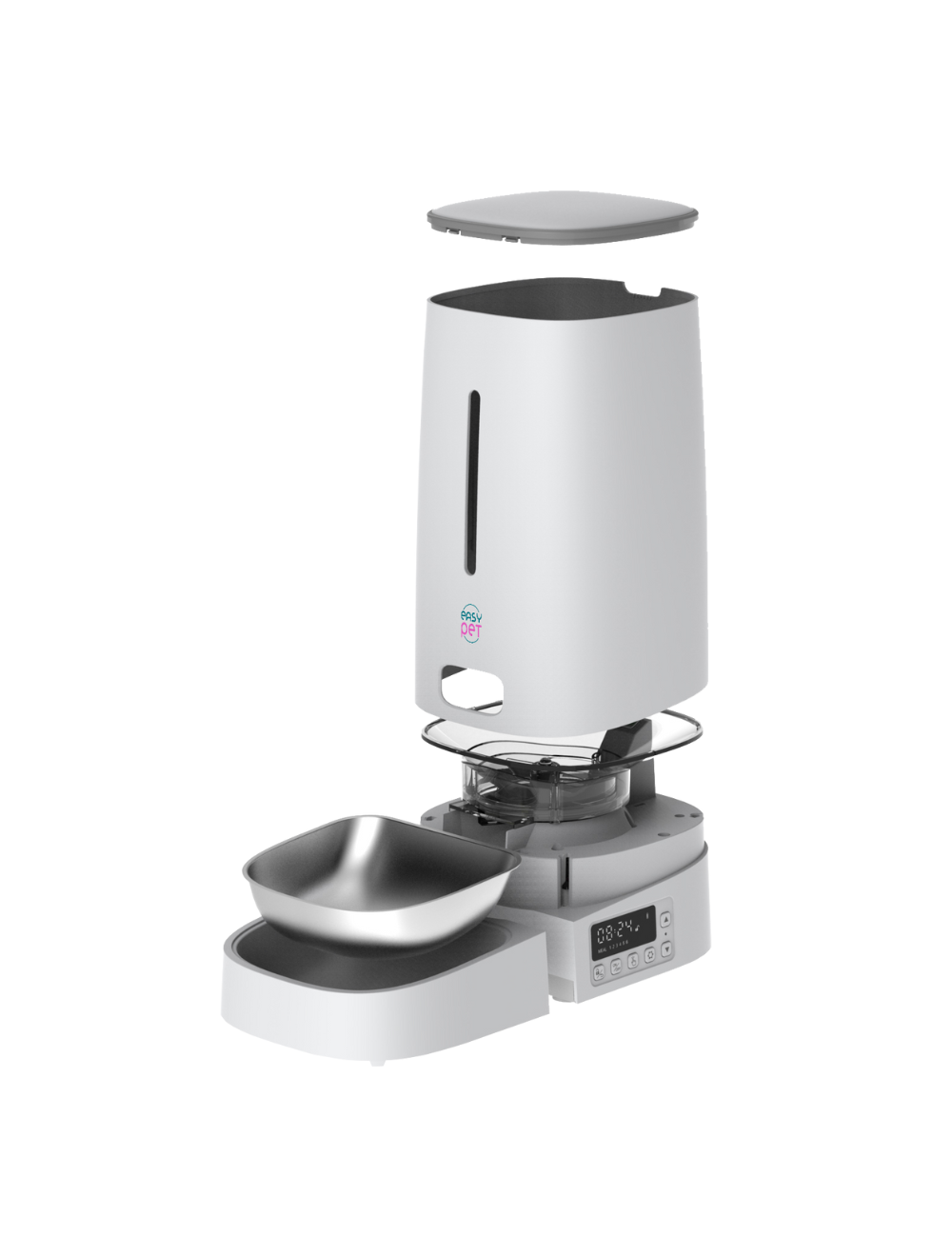 Distributeur Automatique de Croquettes 4L - Programmable & Facile à Utiliser