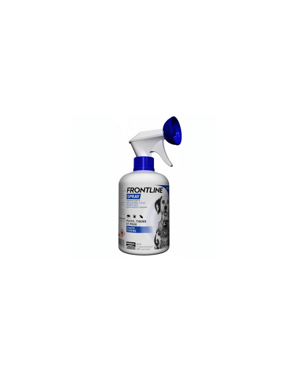 Frontline Spray 250ML – Traitement Anti-Puces, Tiques et Poux pour Chiens et Chats